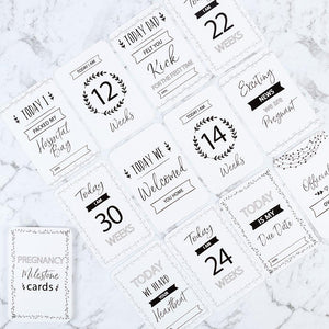 Vintage Pregnancy Milestone Cards - Belle and Grace Boutique