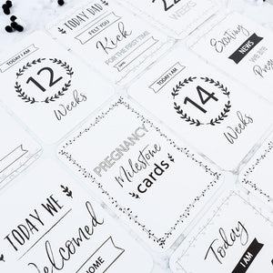 Vintage Pregnancy Milestone Cards - Belle and Grace Boutique