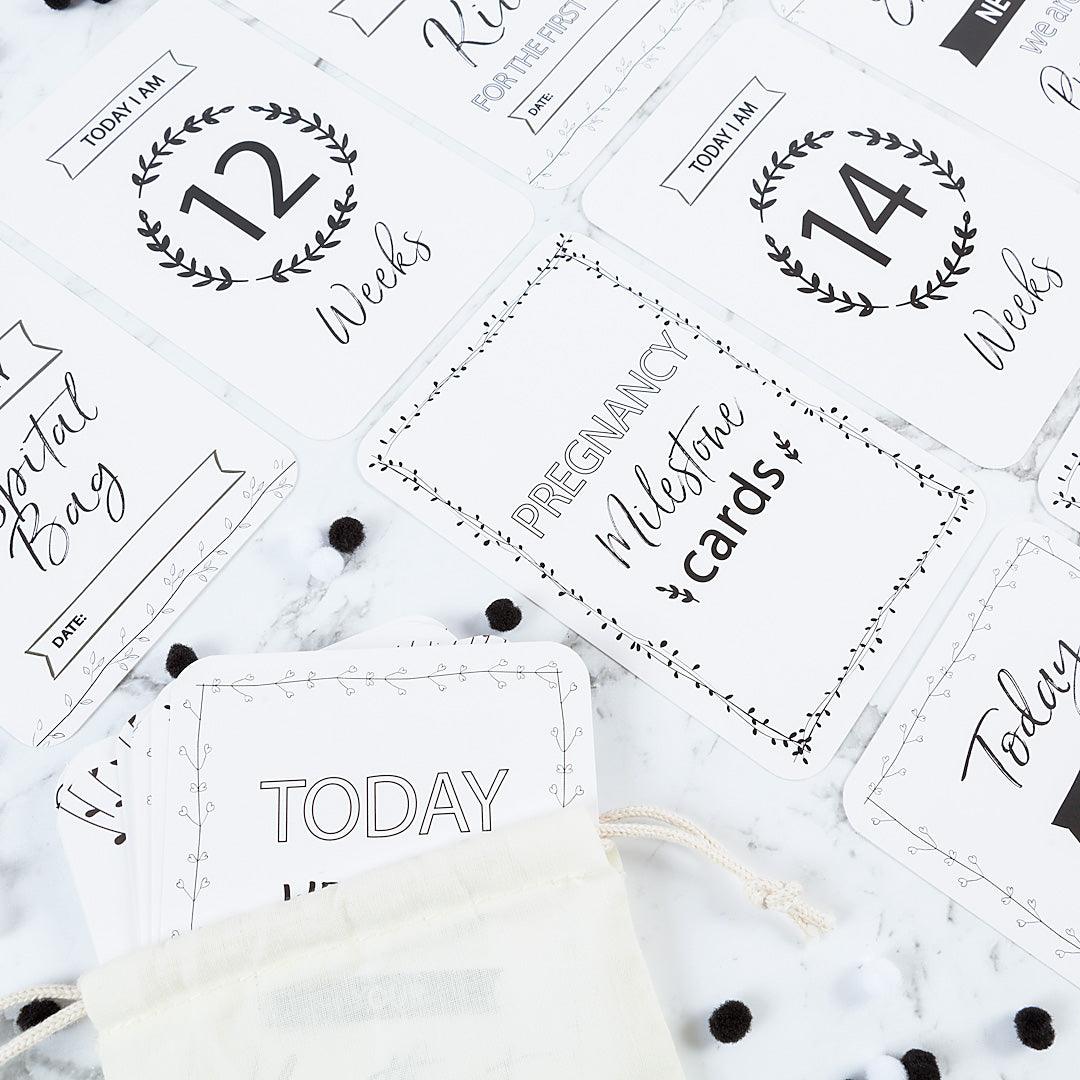 Vintage Pregnancy Milestone Cards - Belle and Grace Boutique